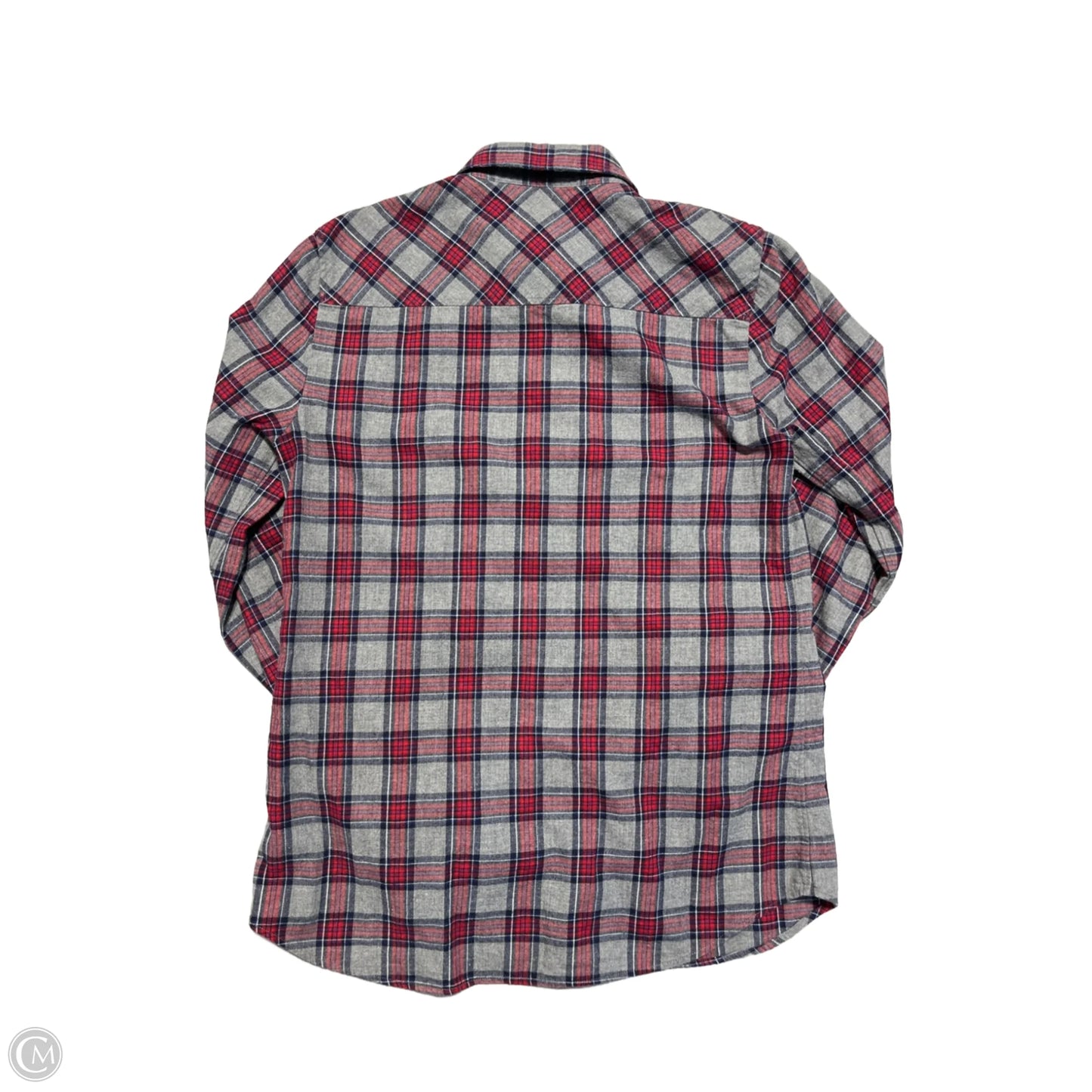 Top Long Sleeve By J. Crew In Plaid Pattern, Size: 4