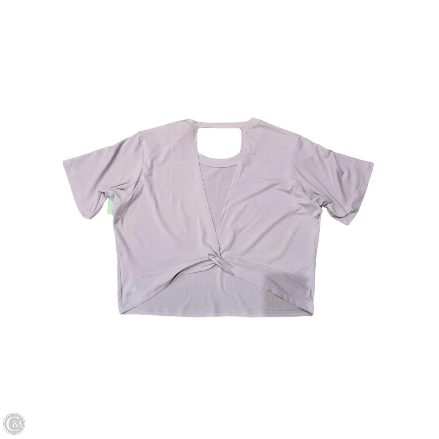 Athletic Top Short Sleeve By Fabletics In Purple, Size: L