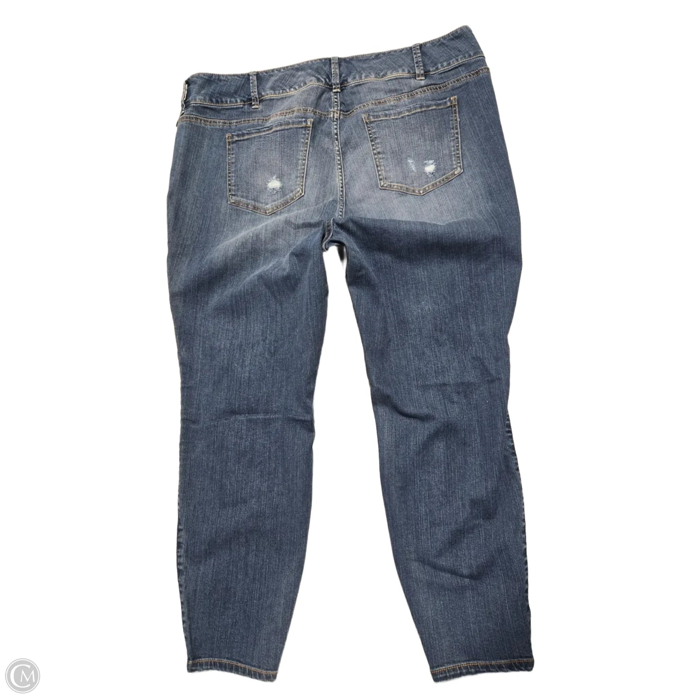 Jeans Skinny By Torrid In Blue Denim, Size: 24