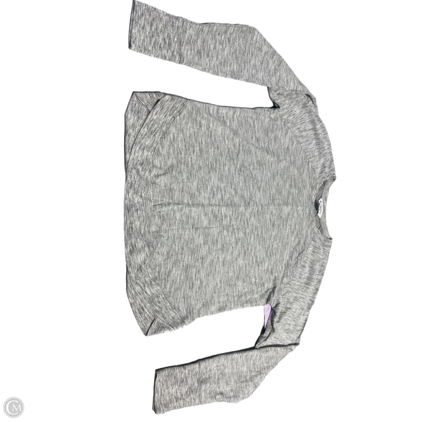 Top Long Sleeve By Athleta In Grey, Size: S