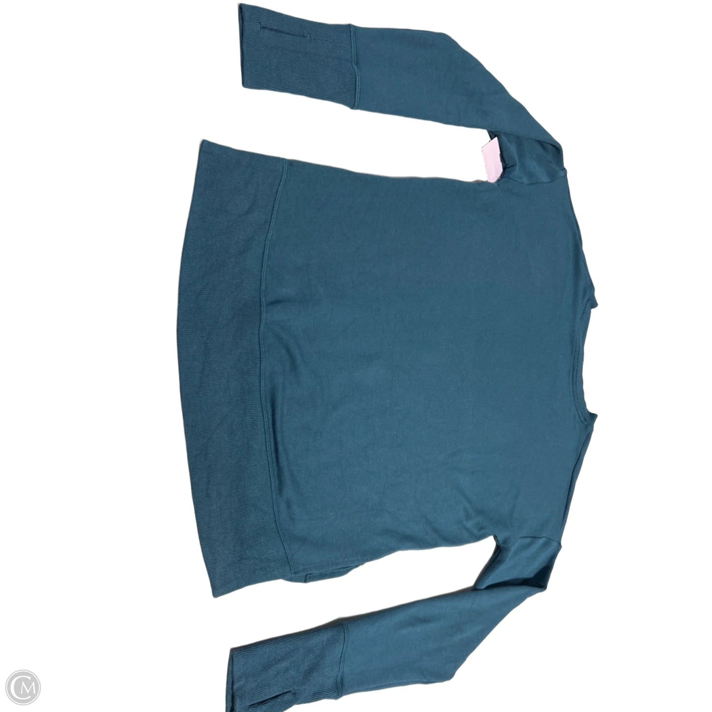 Top Long Sleeve By Athleta In Teal, Size: Xxs