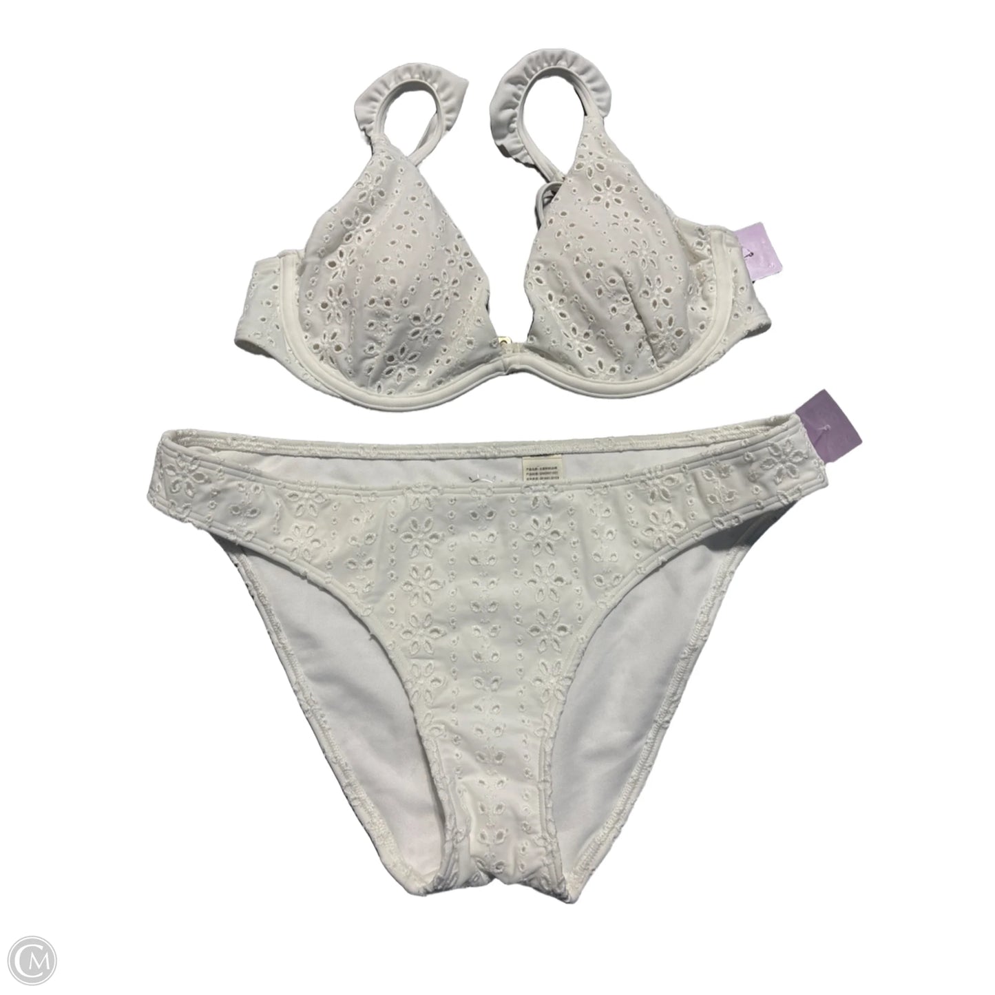 Swimsuit 2pc By Hollister In White, Size: S