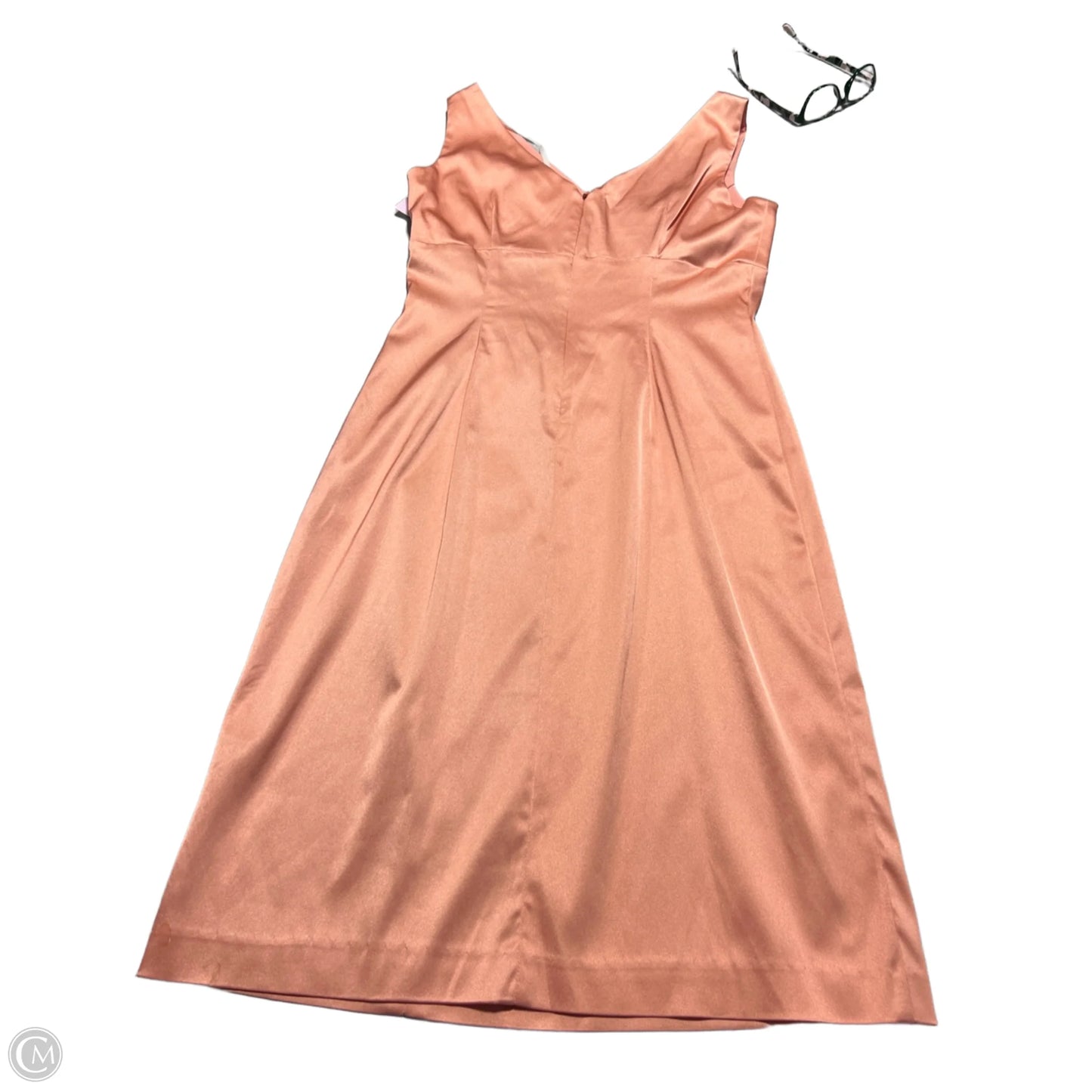 Dress Party Short By Donna Ricco In Peach, Size: 6