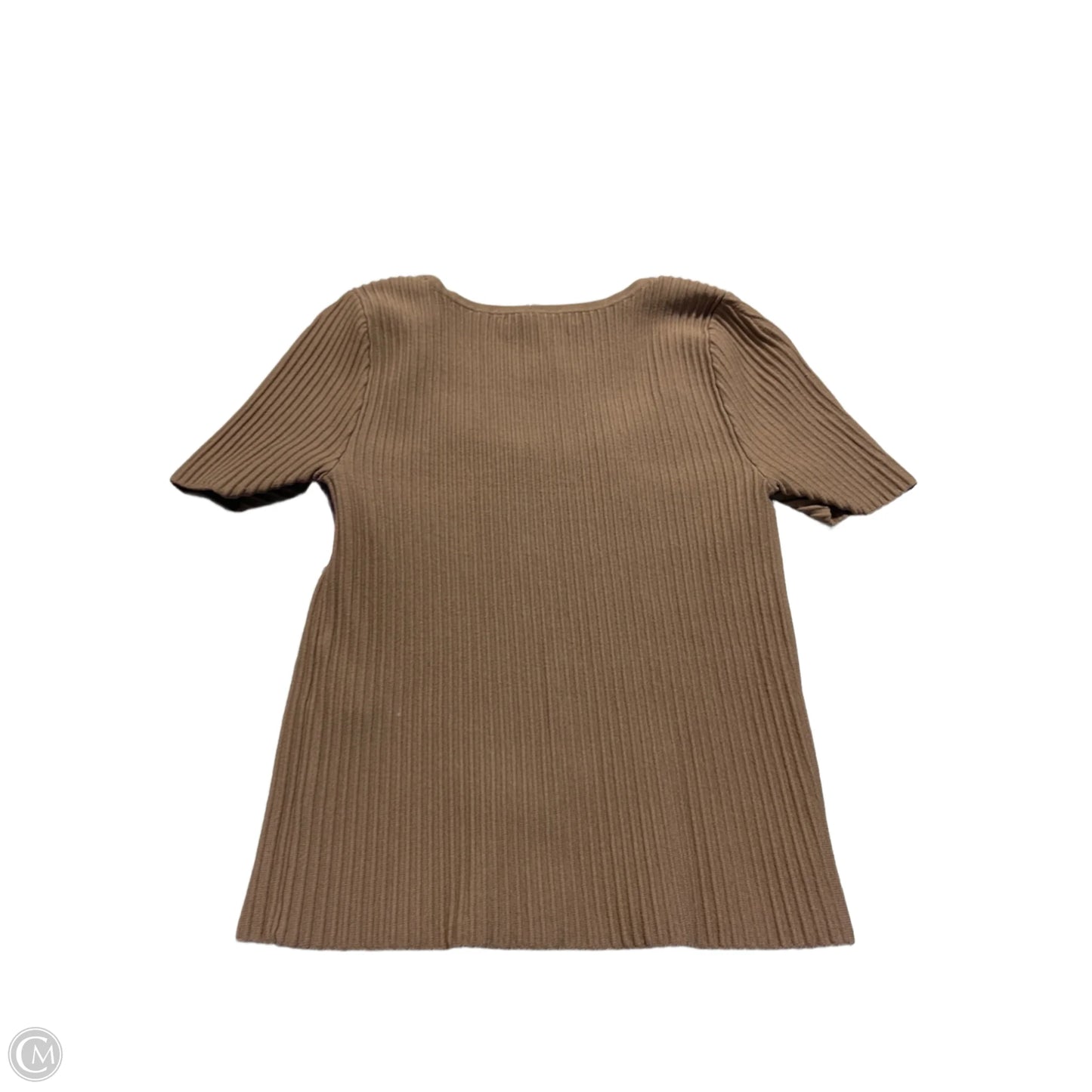 Top Short Sleeve By Madewell In Brown, Size: Xs