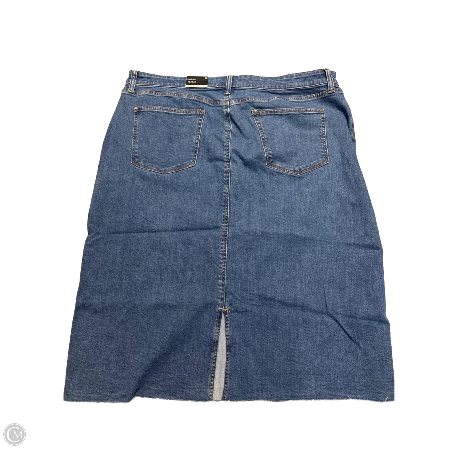Skirt Midi By Ana In Blue Denim, Size: 18