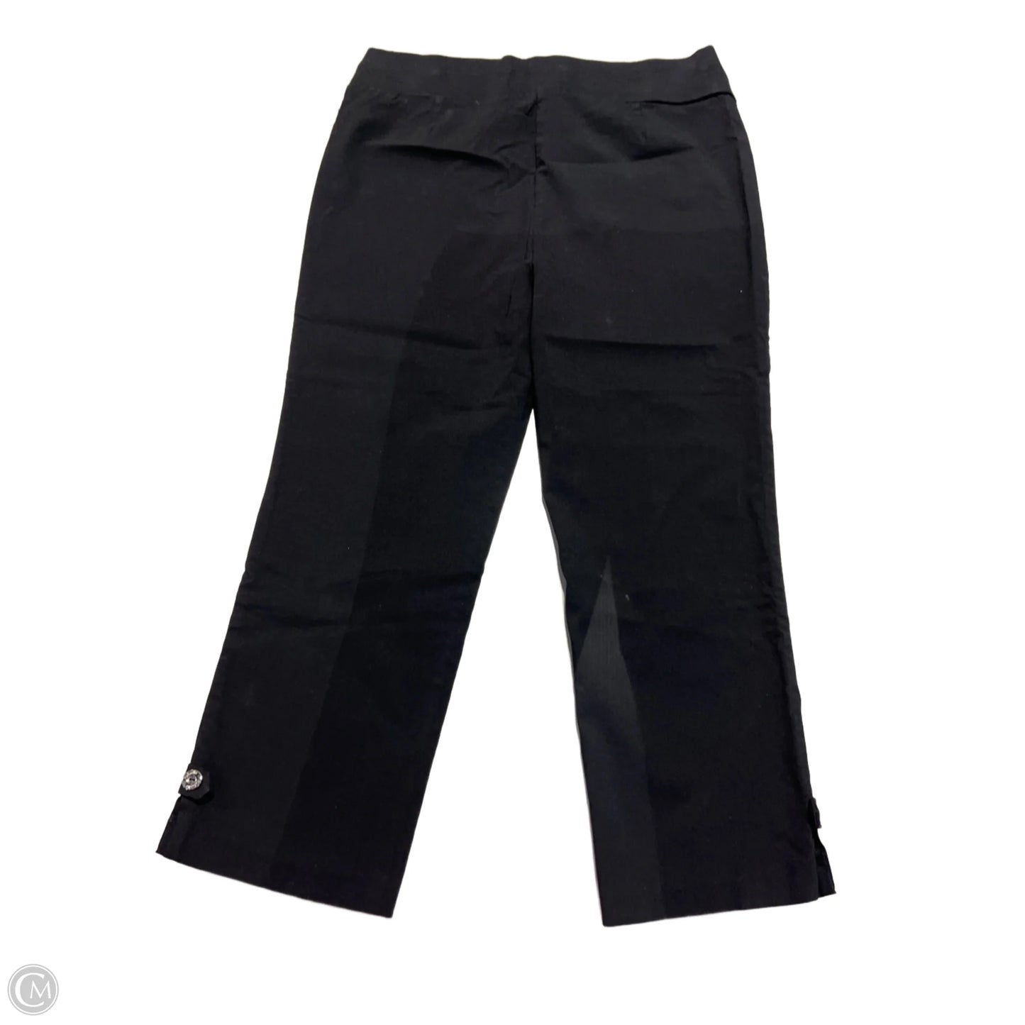Capris By Rafaella In Black, Size: 14