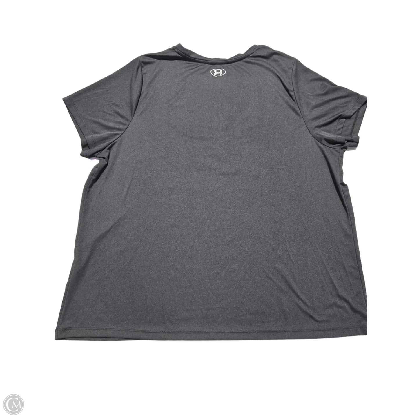 Athletic Top Short Sleeve By Under Armour In Black, Size: 2x