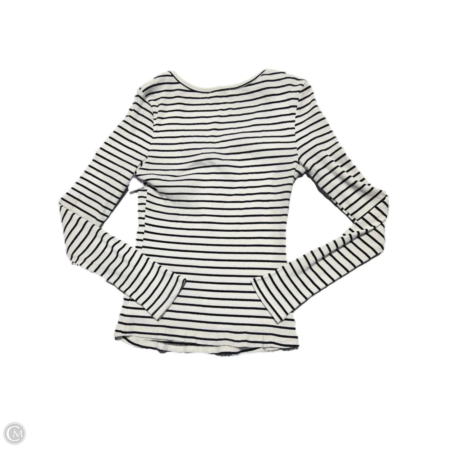 Top Long Sleeve By 89th And Madison In Striped Pattern, Size: S