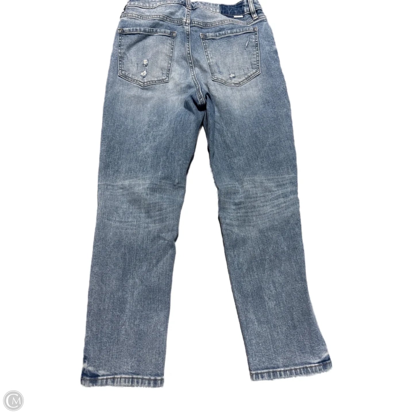 Jeans Straight By Daze In Blue Denim, Size: 8