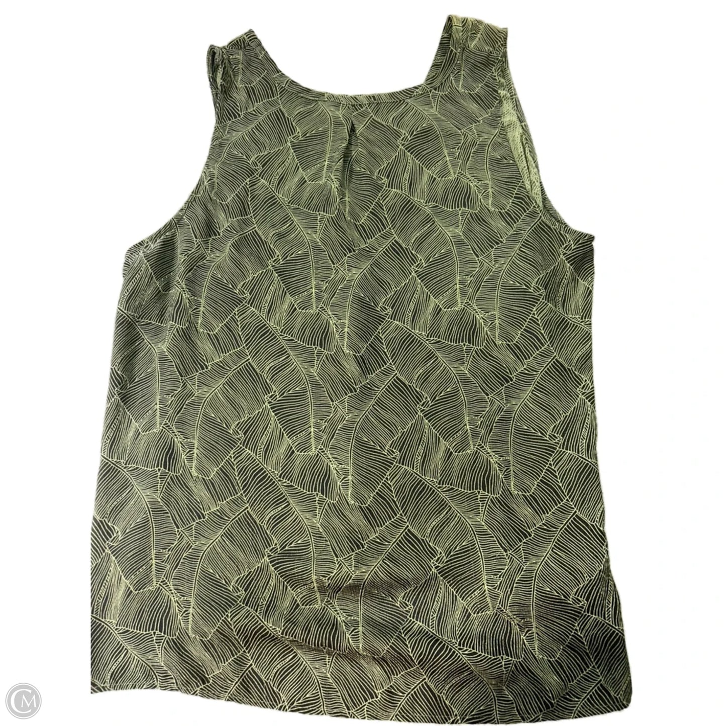 Top Sleeveless By Braeve In Green, Size: Xl