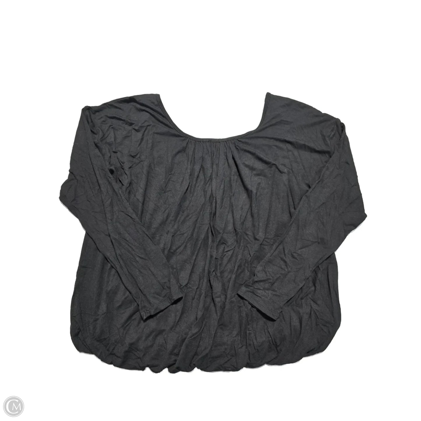 Blouse 3/4 Sleeve By Cmc In Black, Size: M