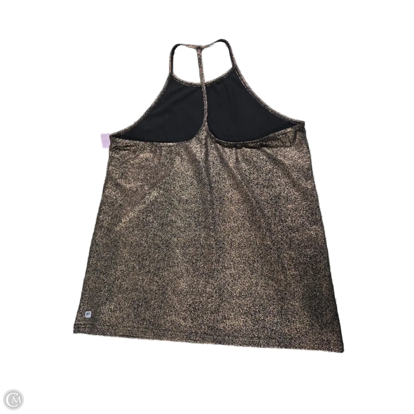 Athletic Tank Top By Fabletics In Gold, Size: L