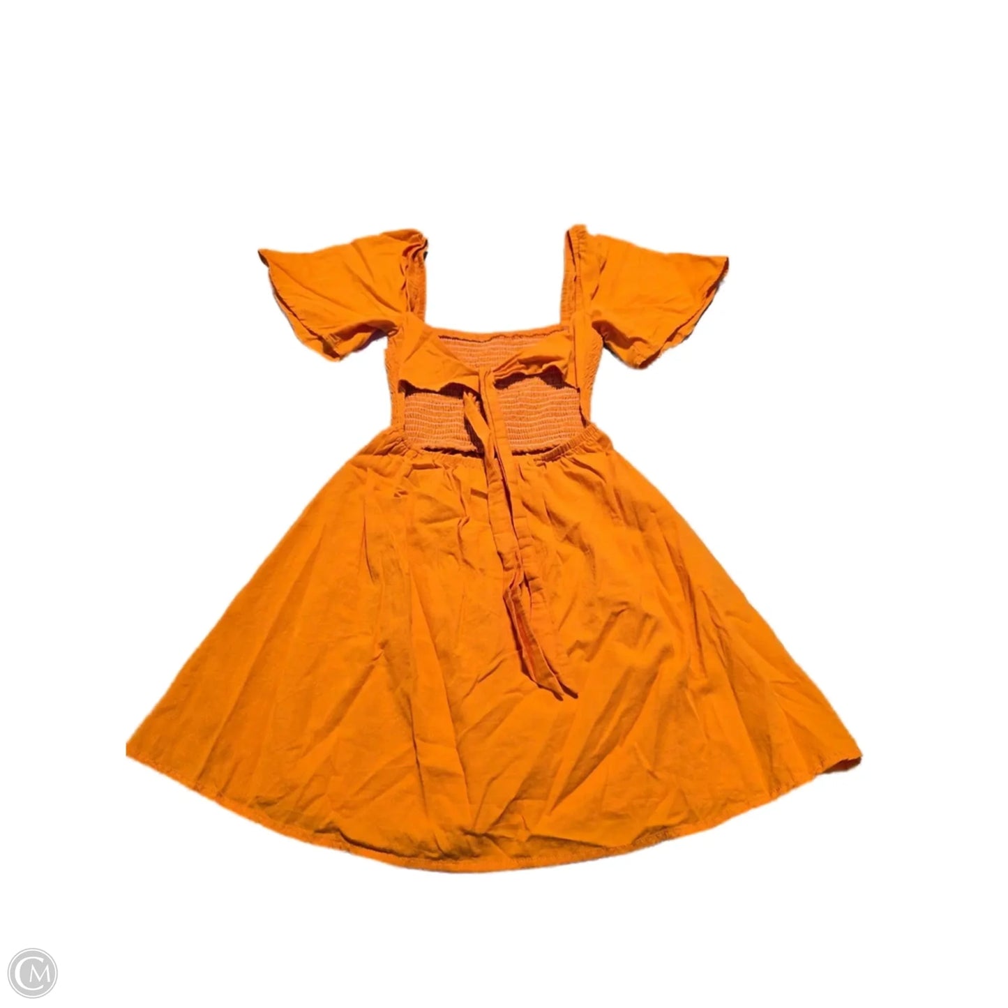 Dress Casual Short By Cme In Orange, Size: Xs
