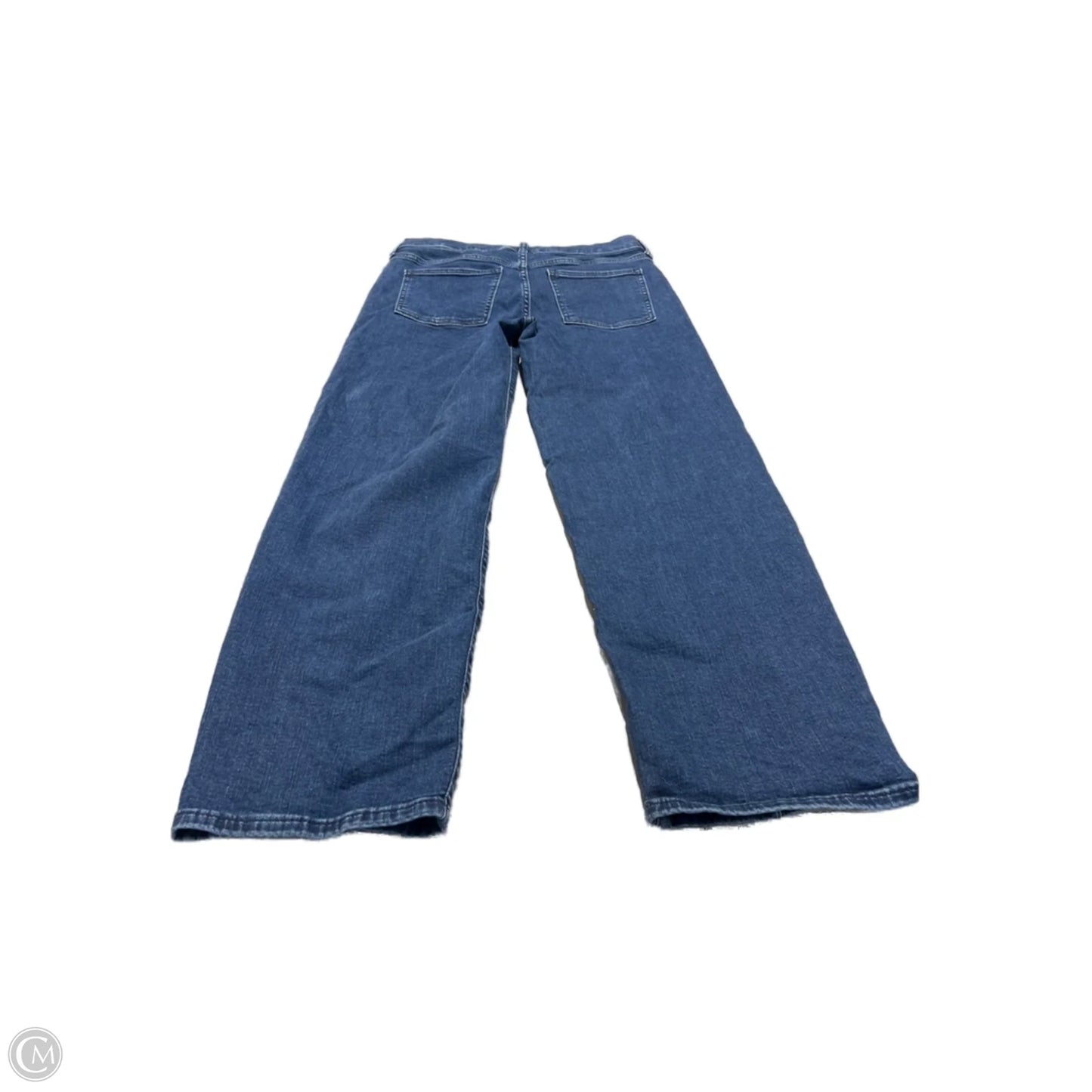 Jeans Straight By Banana Republic In Blue Denim, Size: 6