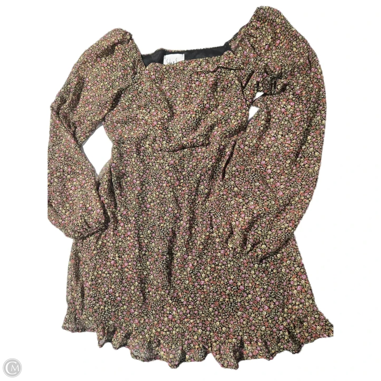 Dress Casual Short By Cmc In Floral Print, Size: Xl