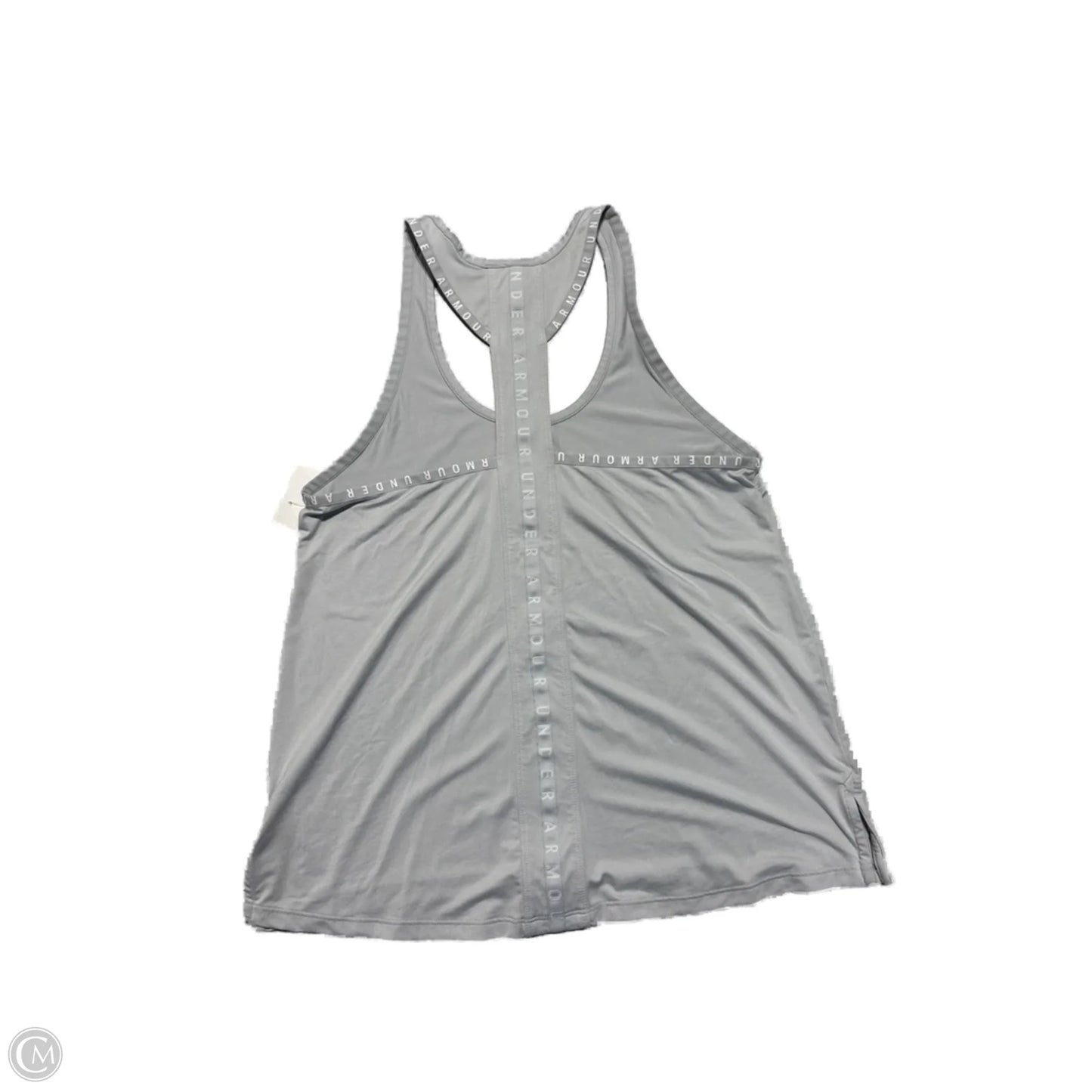 Athletic Tank Top By Under Armour In Grey, Size: S
