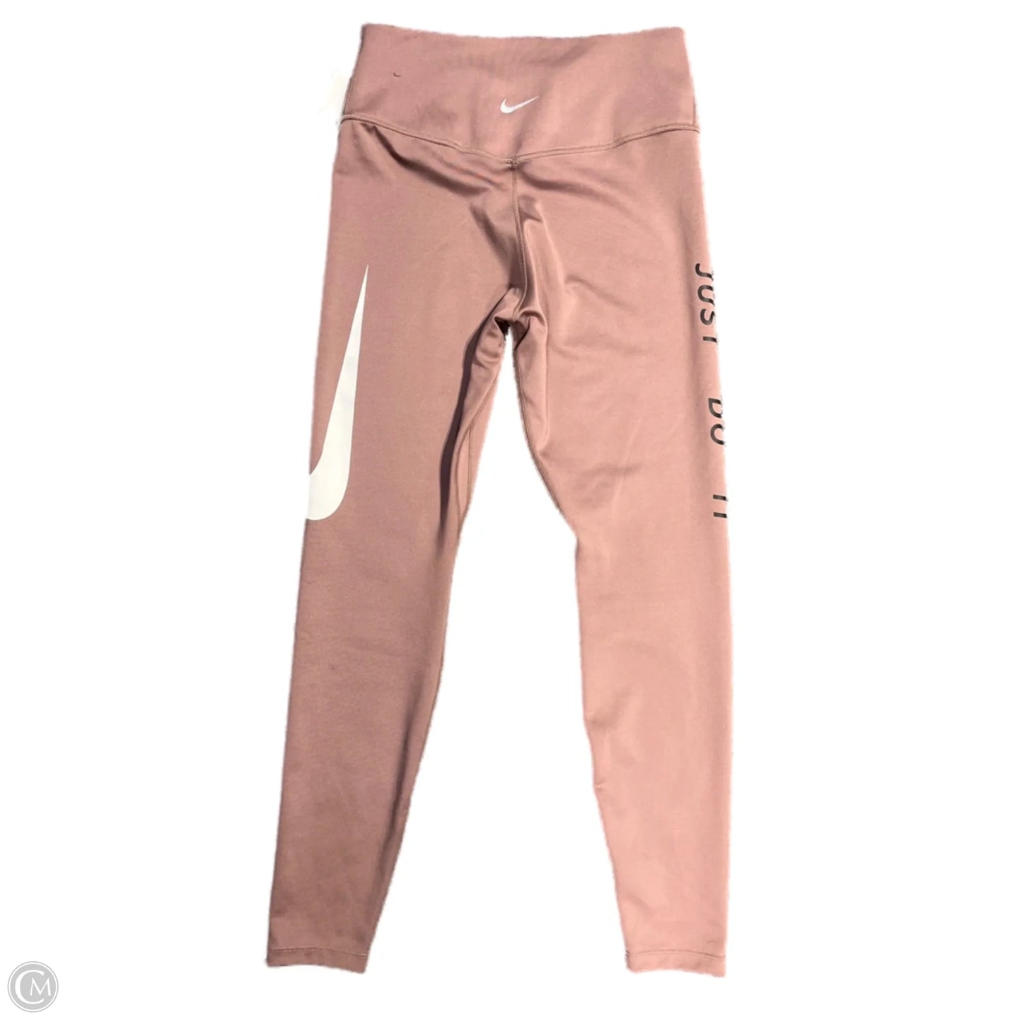 Athletic Leggings By Nike In Mauve, Size: M