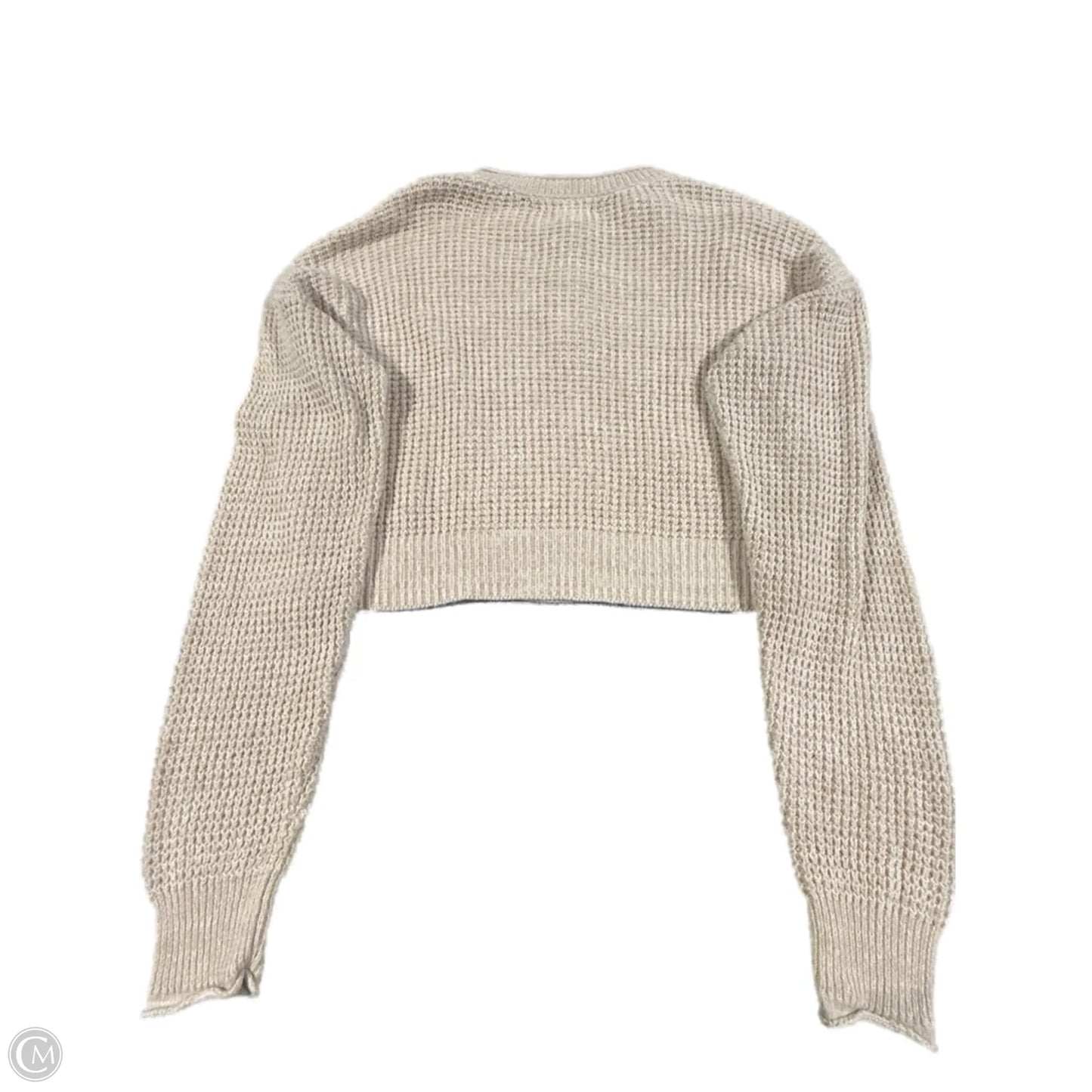 Sweater Cardigan By Aeropostale In Cream, Size: S