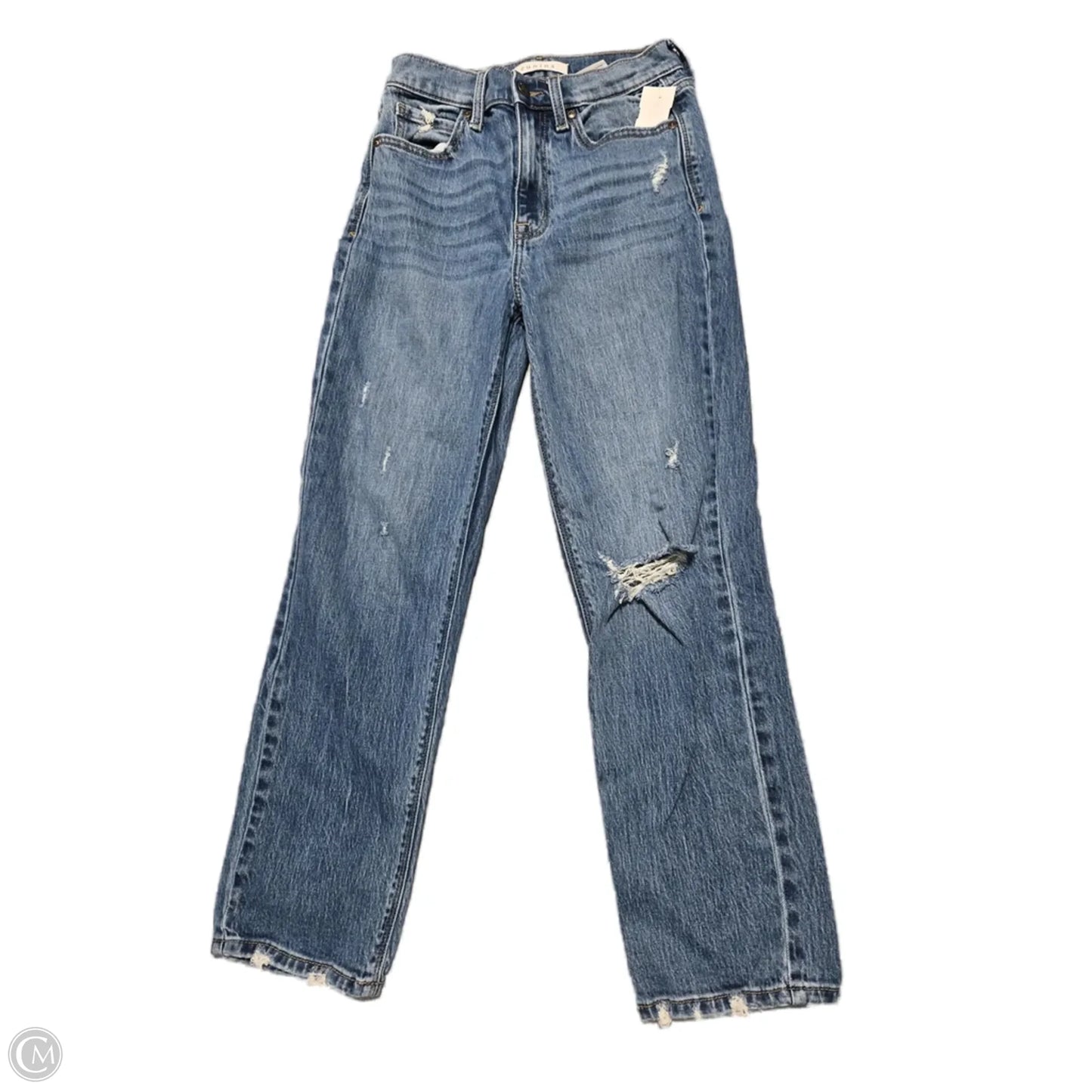 Jeans Straight By Cme In Blue Denim, Size: 0