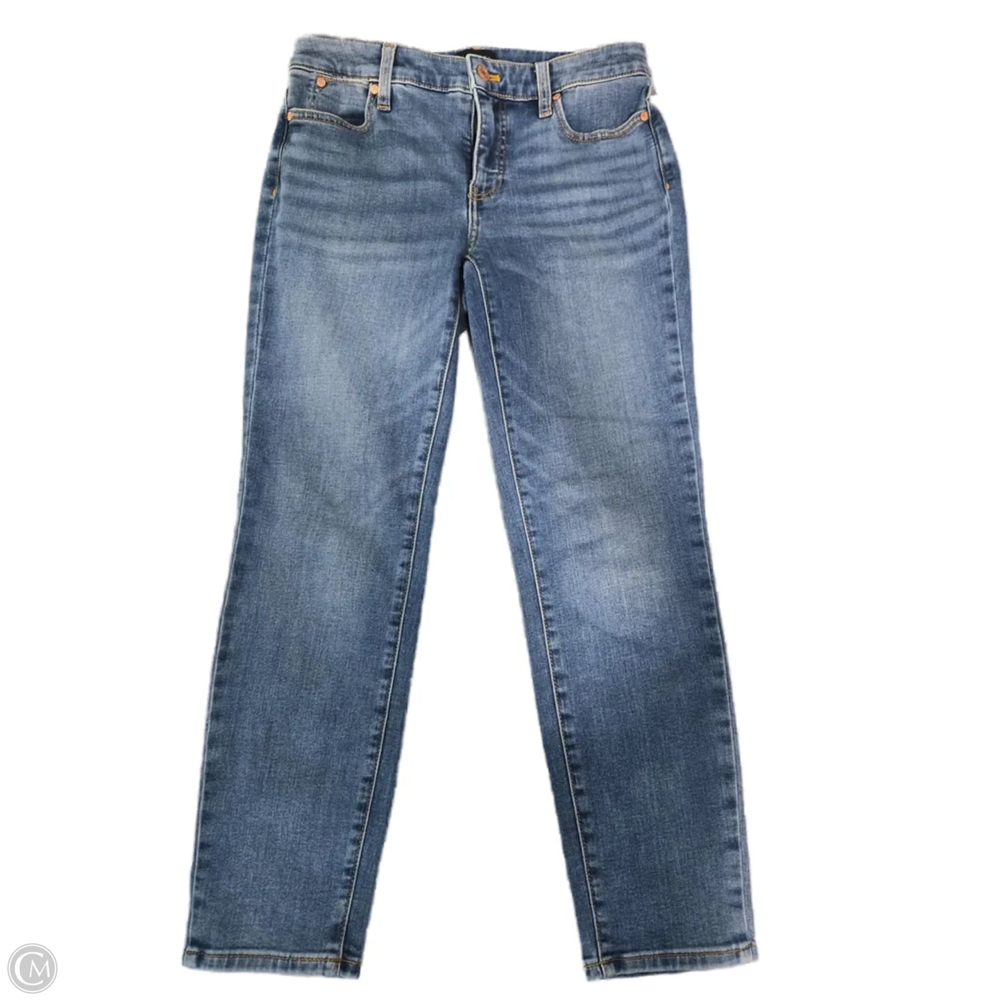 Jeans Straight By Talbots In Blue Denim, Size: 4p