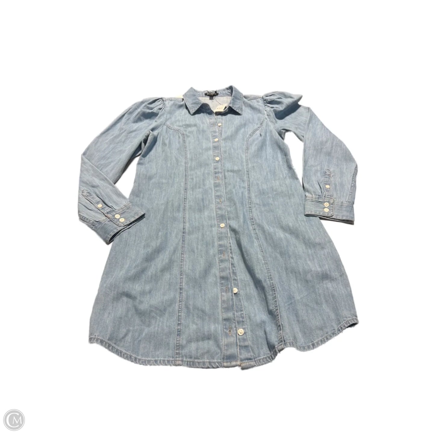 Dress Casual Short By Express In Blue Denim, Size: M