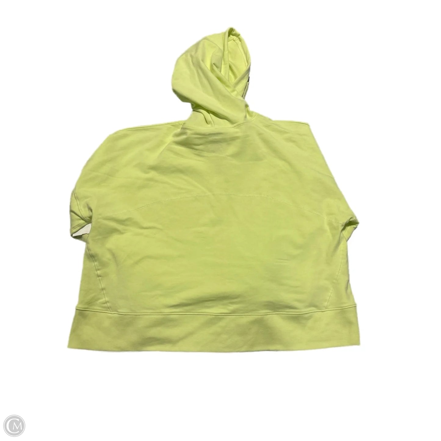 Athletic Top Long Sleeve Hoodie By Tek Gear In Green, Size: 1x