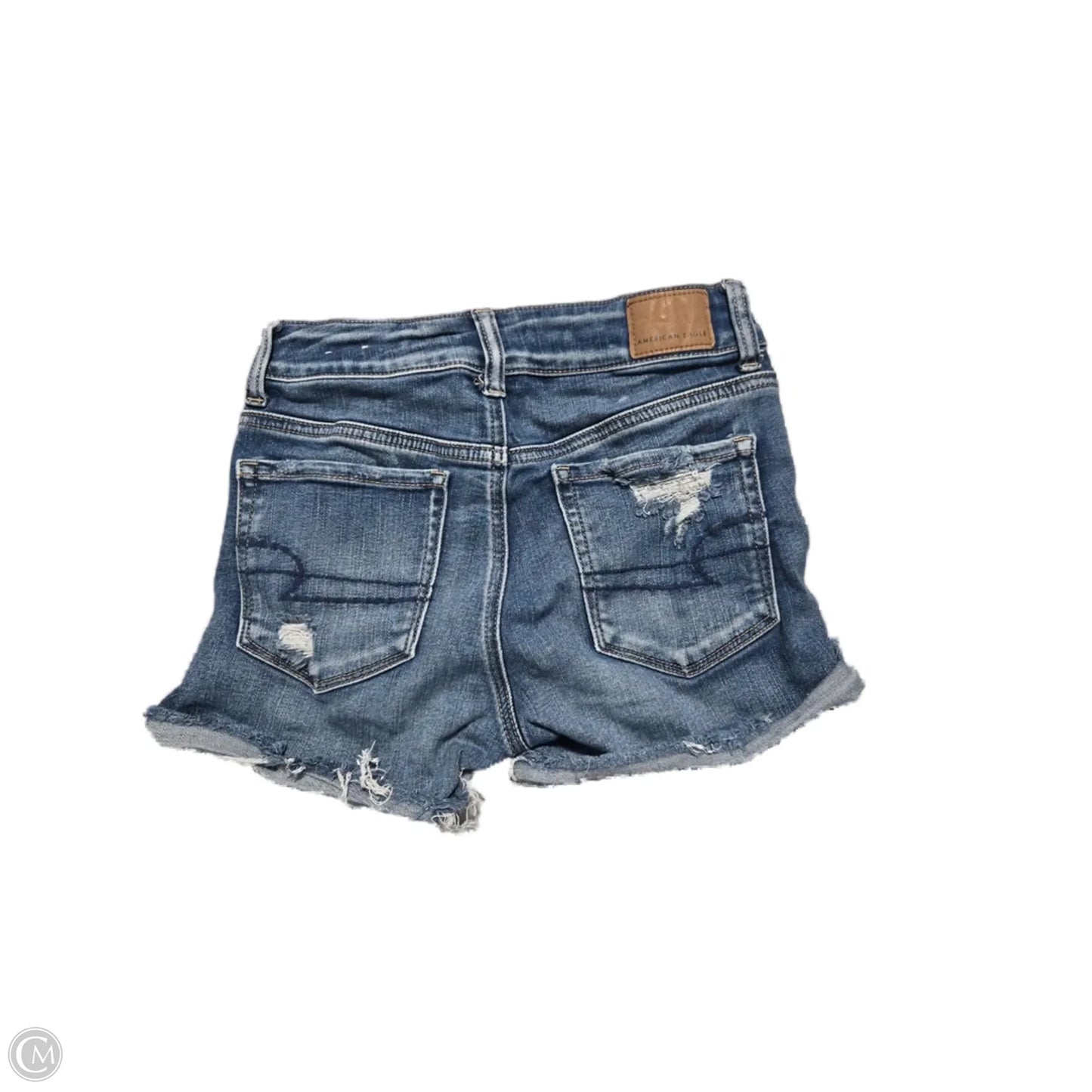 Shorts By American Eagle In Blue Denim, Size: 2
