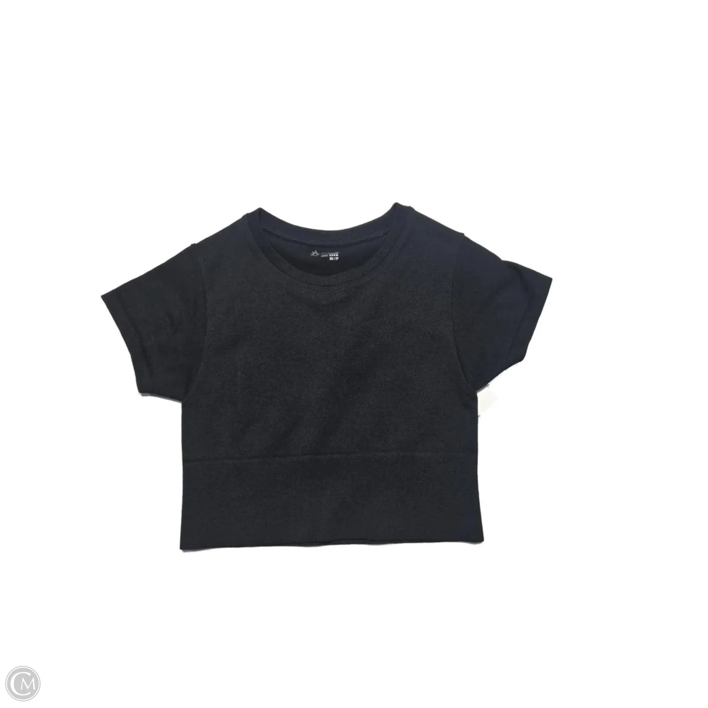 Athletic Top Short Sleeve By Aerie In Black, Size: Xs