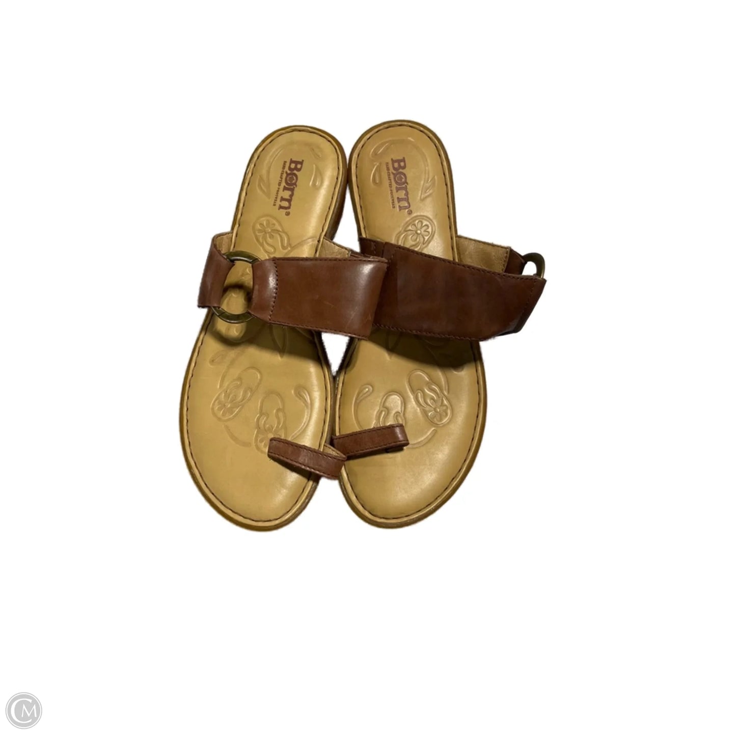 Sandals Flip Flops By Born In Brown, Size: 7