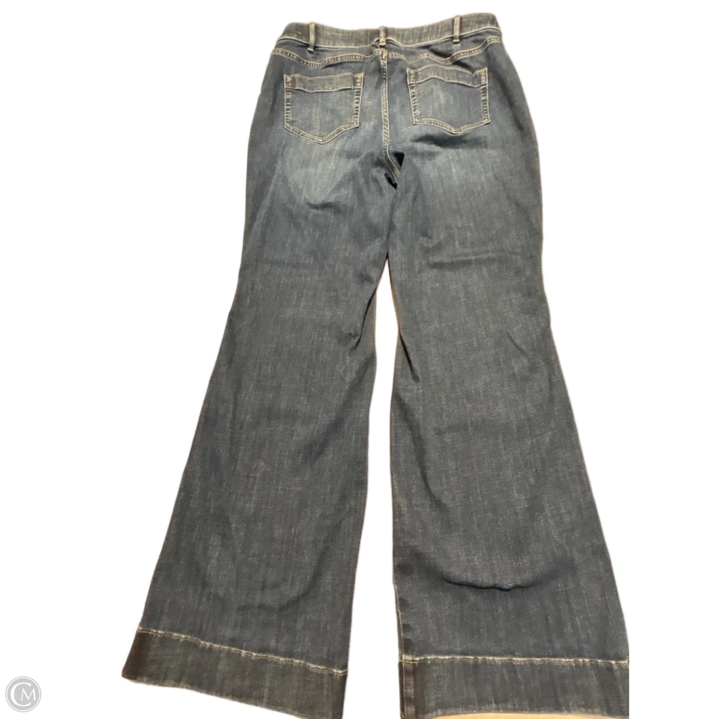 Jeans Flared By J. Jill In Blue Denim, Size: 16