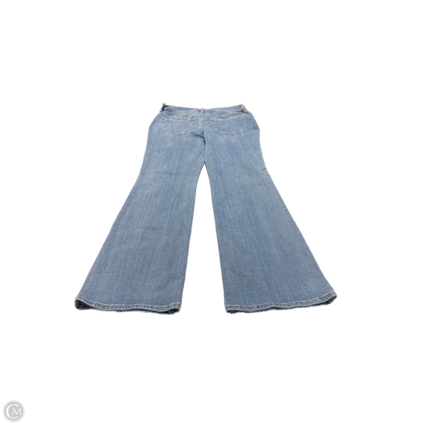 Jeans Flared By Chicos In Blue Denim, Size: 2