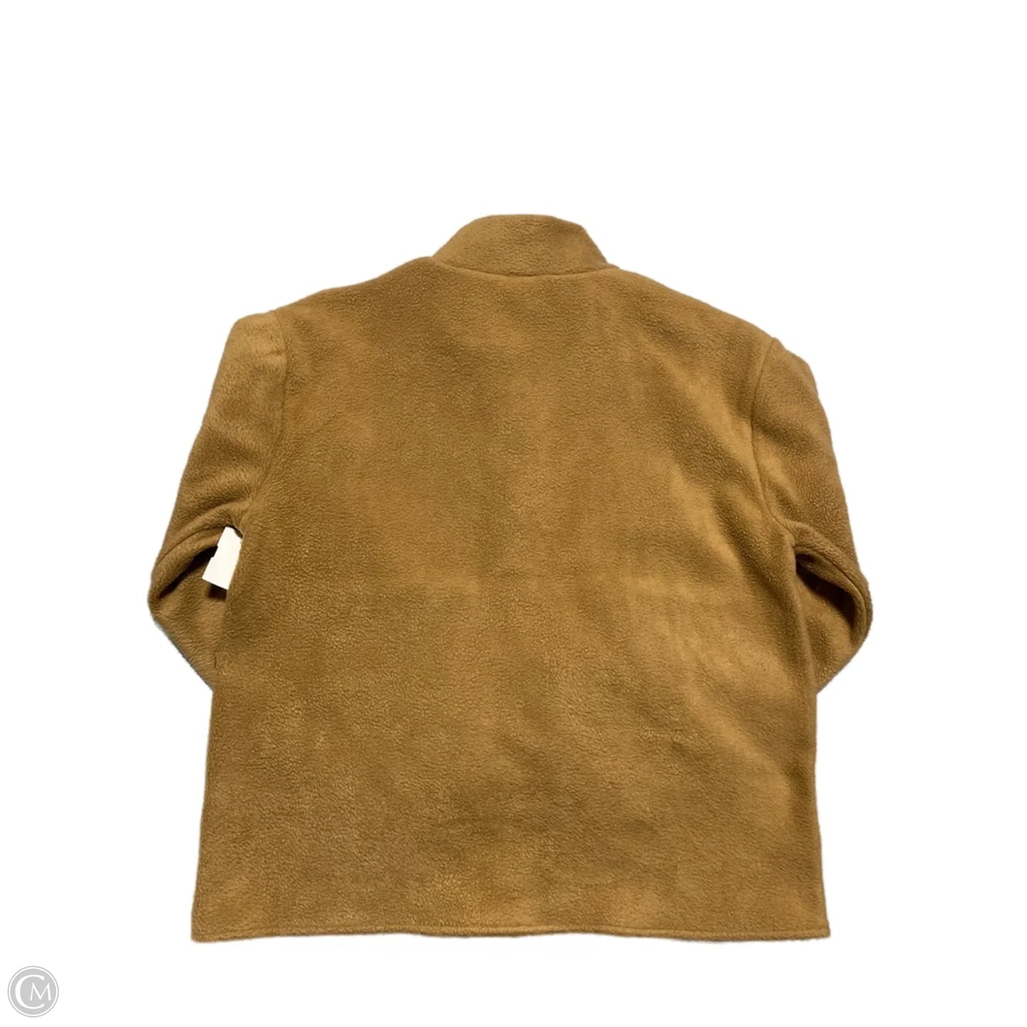 Jacket Fleece By J. Crew In Black & Brown, Size: M