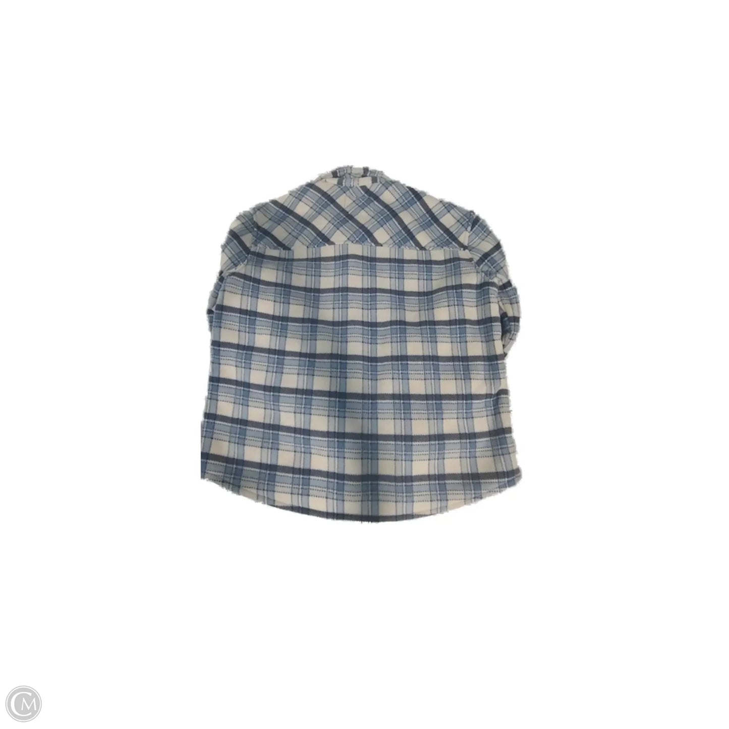 Jacket Shirt By Sage In Plaid Pattern, Size: Xl