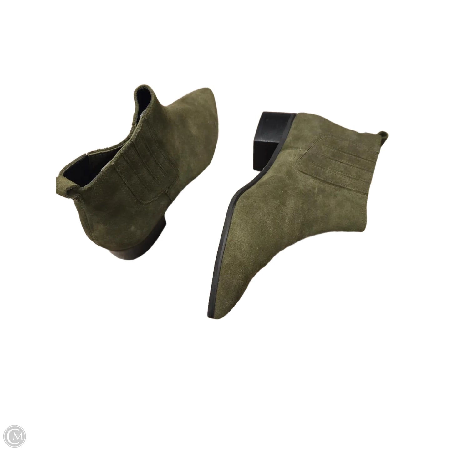Boots Ankle Flats By Cme In Green, Size: 8