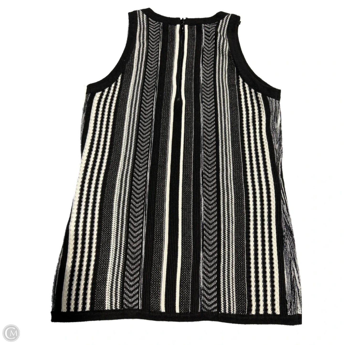 Top Sleeveless By White House Black Market In Black & White, Size: Xs