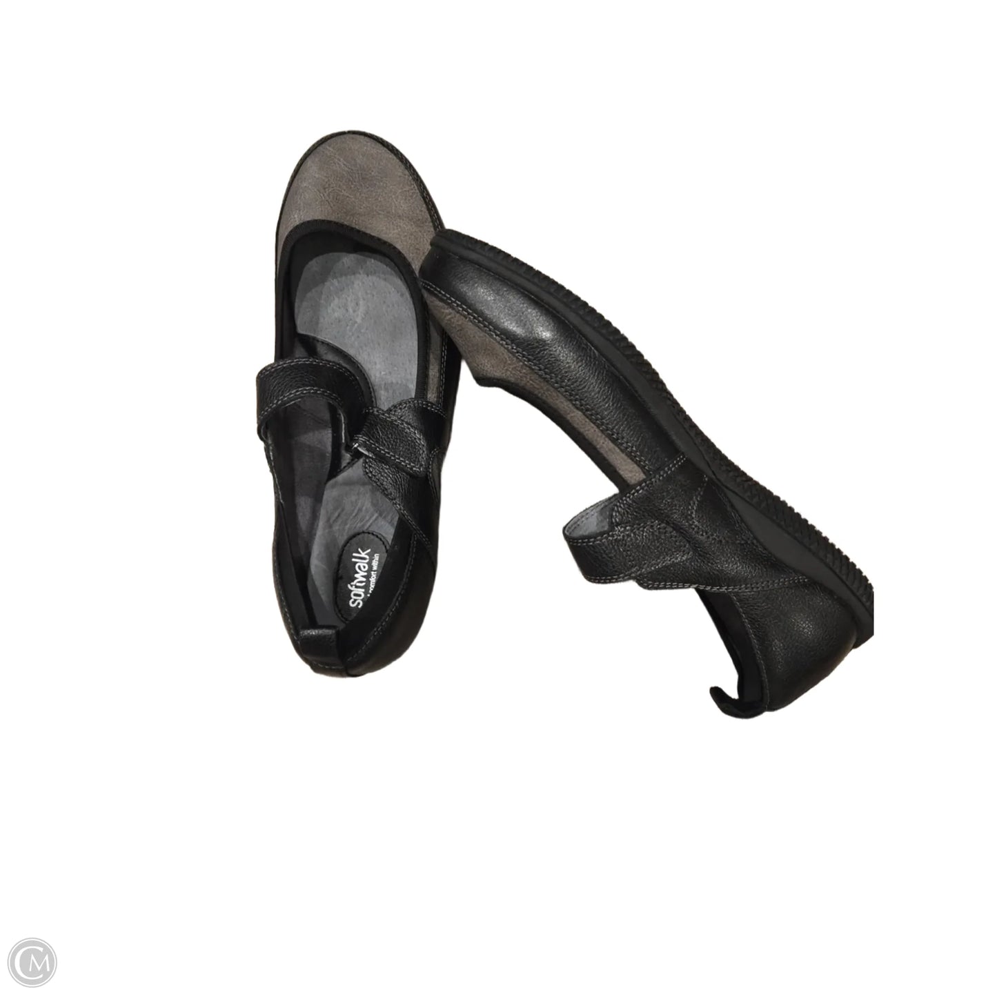 Sandals Flats By Cmc In Black, Size: 8