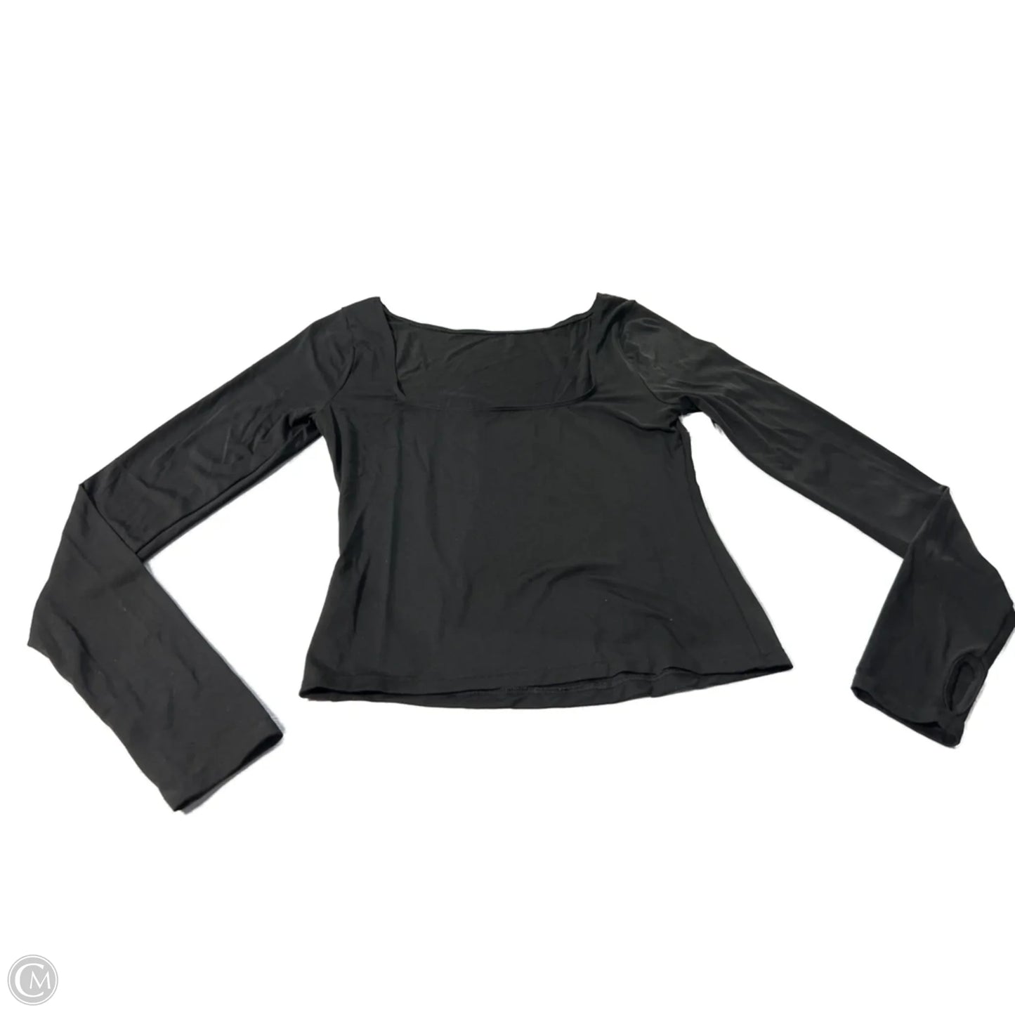 Top Long Sleeve Basic By Cme In Black, Size: M
