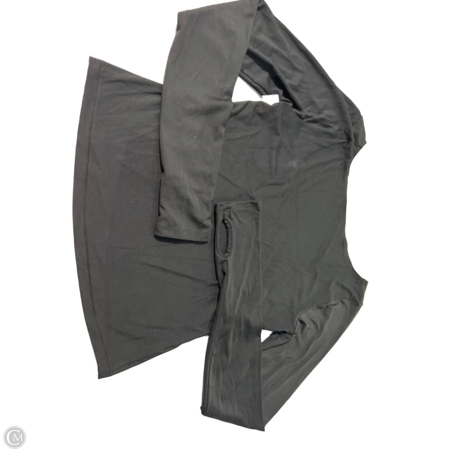 Top Long Sleeve Basic By Cme In Black, Size: M