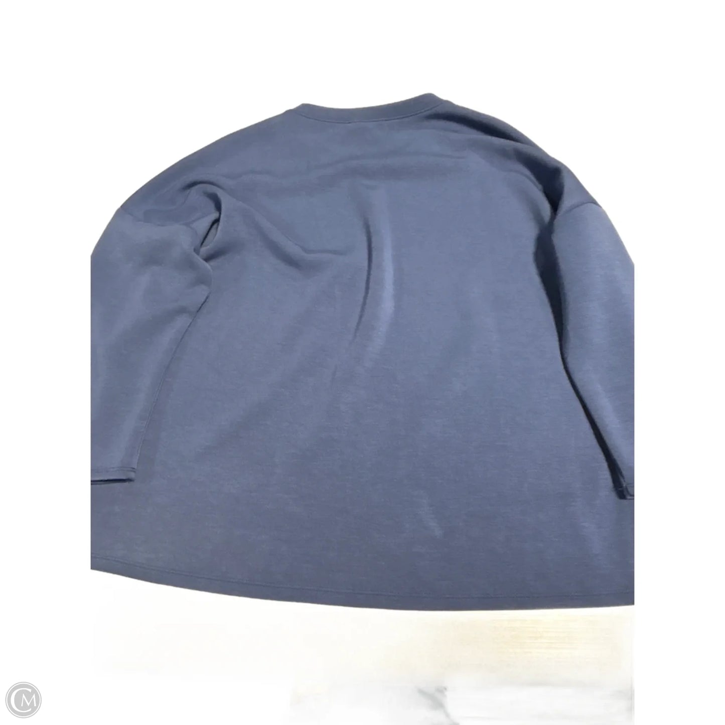 Top 3/4 Sleeve By Cable And Gauge In Blue, Size: L