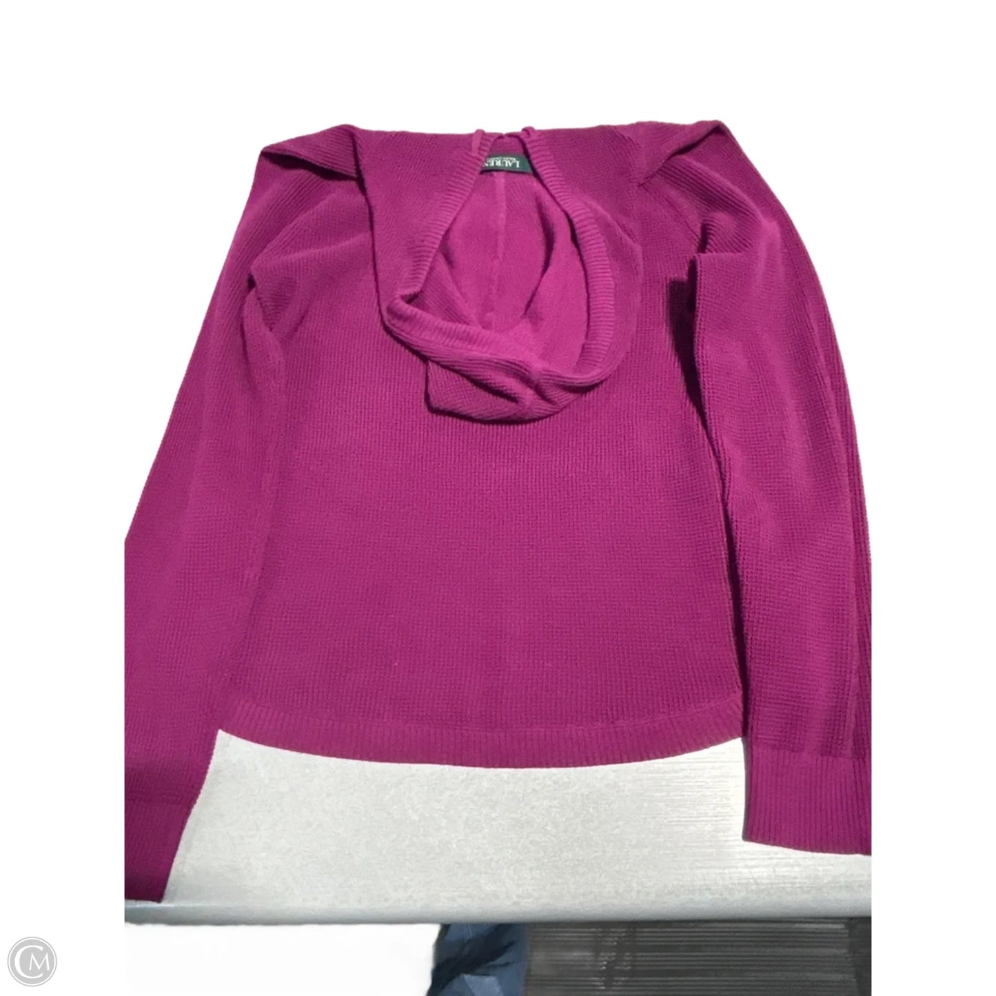 Top Long Sleeve By Lauren By Ralph Lauren In Purple, Size: L