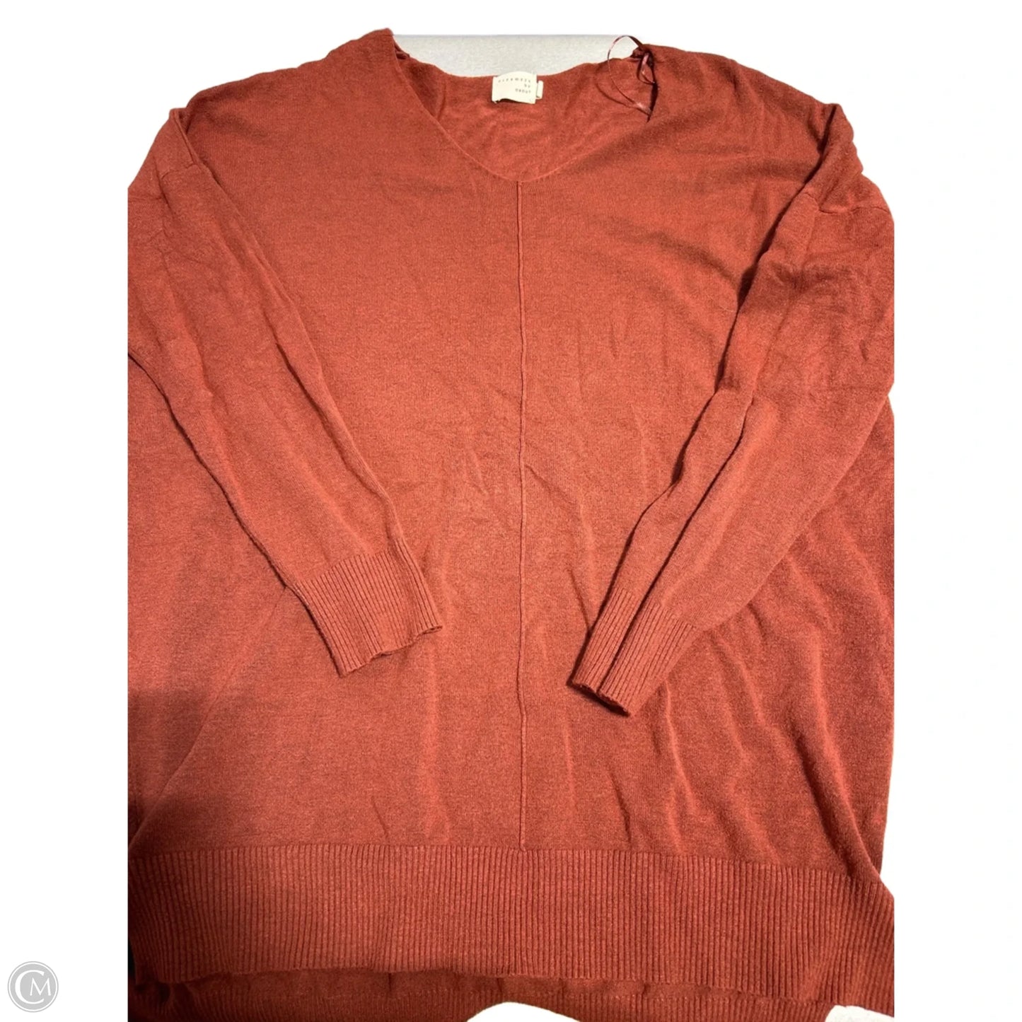 Top Long Sleeve By Dreamers In Red, Size: M