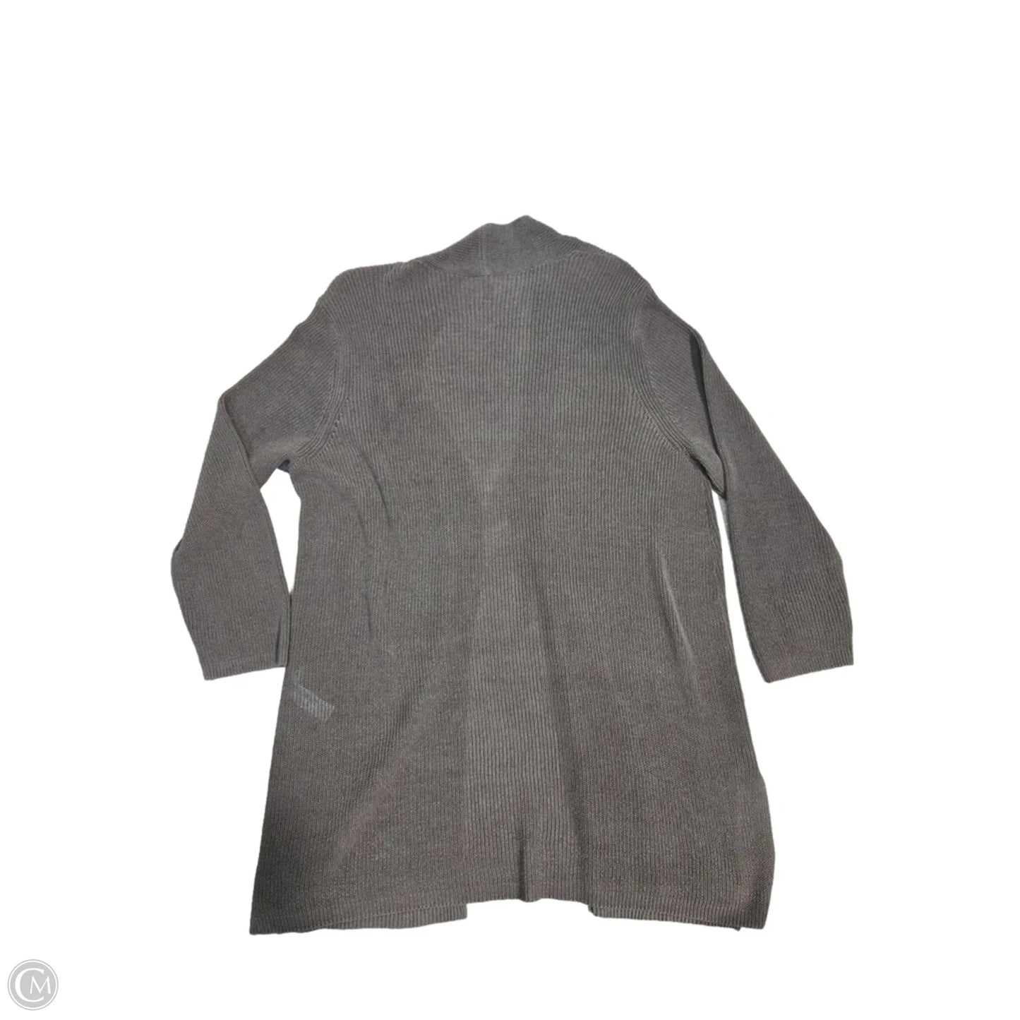Cardigan By Eileen Fisher In Taupe, Size: 2x