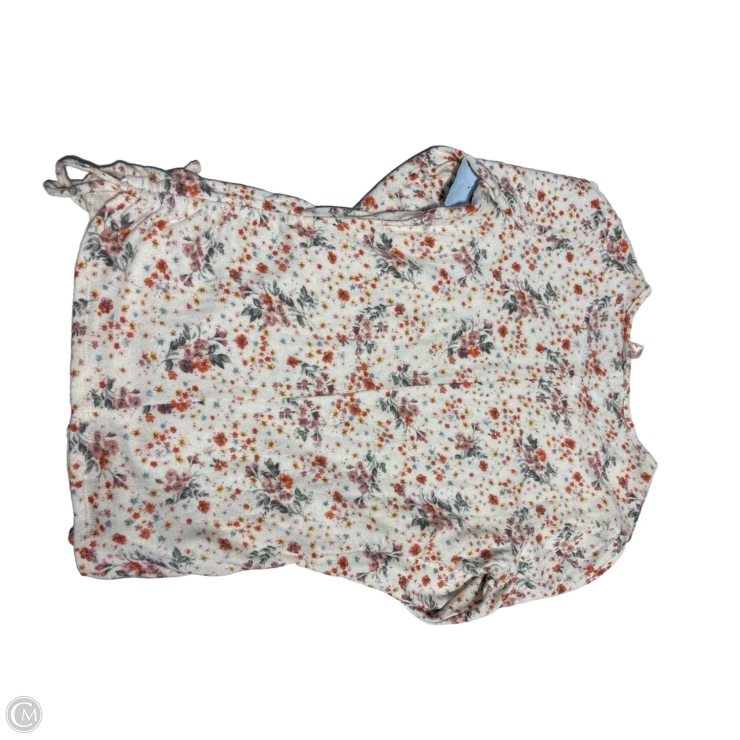 Top Long Sleeve By Willow & Root In Floral Print, Size: L