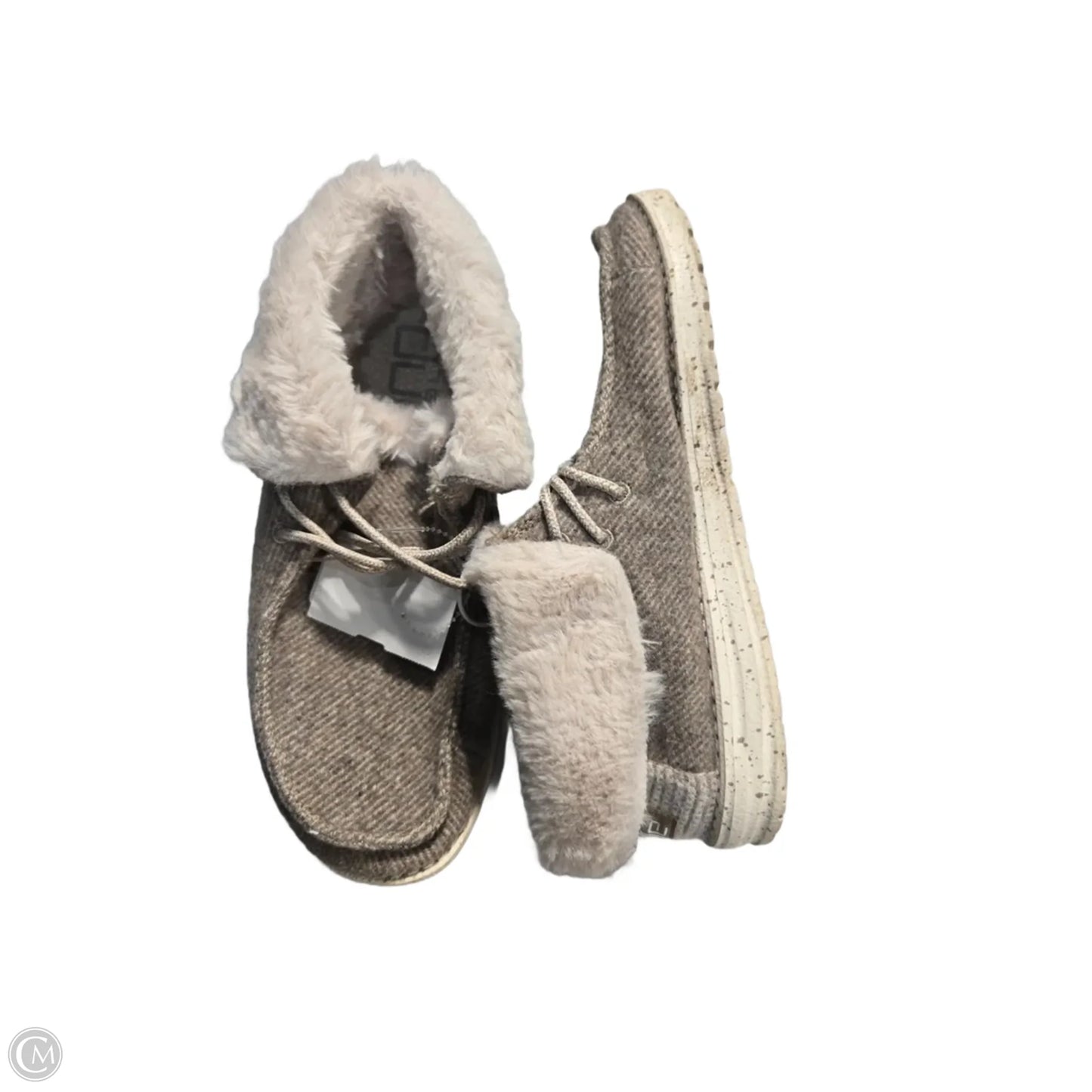Shoes Flats By Hey Dude In Taupe, Size: 7