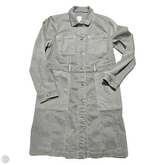 Dress Casual Short By J. Jill In Green Denim, Size: S