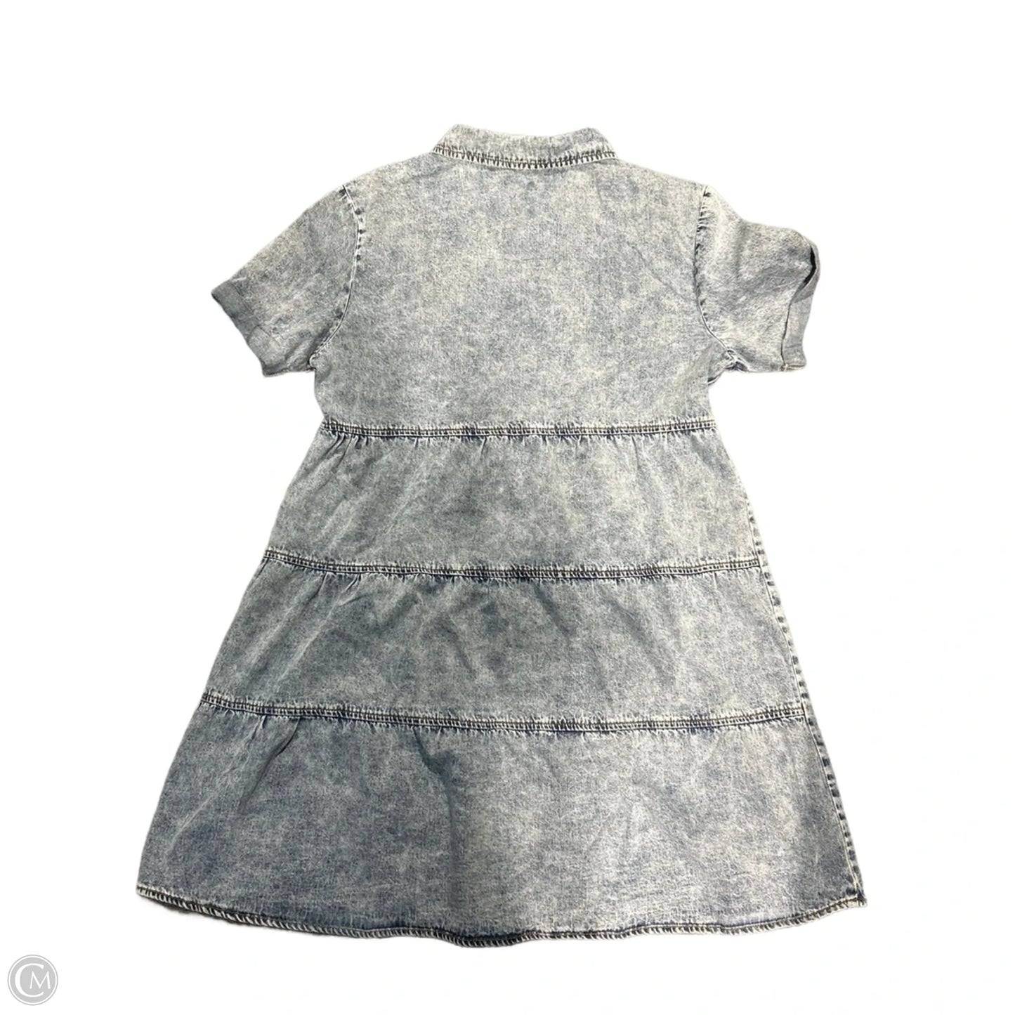 Dress Casual Short By Cmf In Blue Denim, Size: M