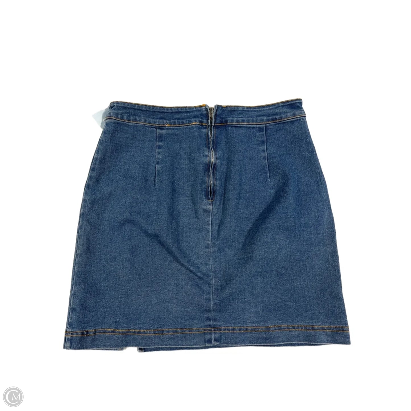 Skirt Mini & Short By Entro In Blue Denim, Size: S