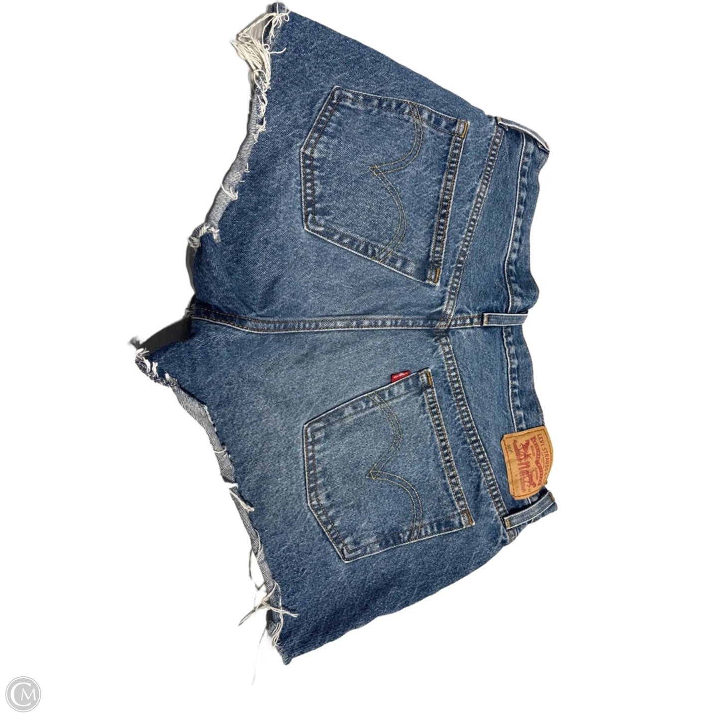 Shorts By Levis In Blue Denim, Size: 14