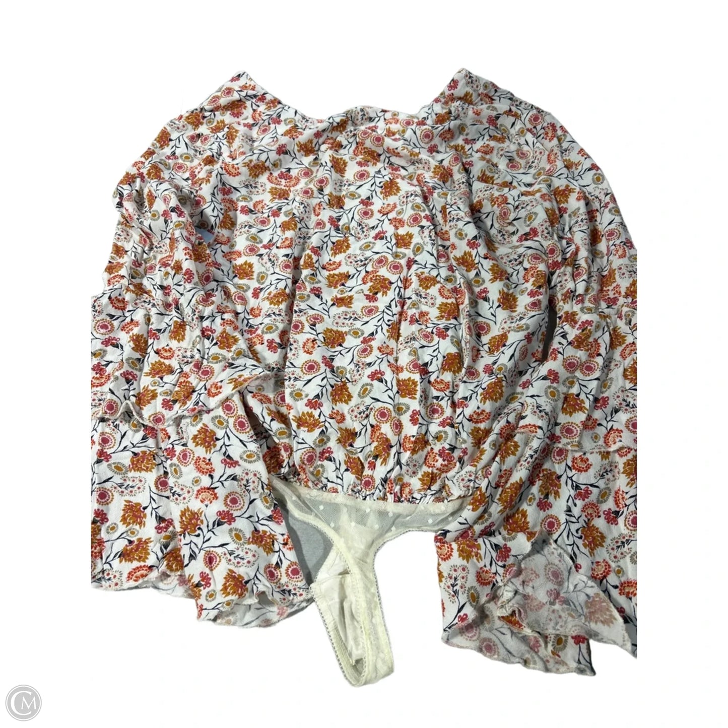 Top Long Sleeve By Free People In Floral Print, Size: Sp