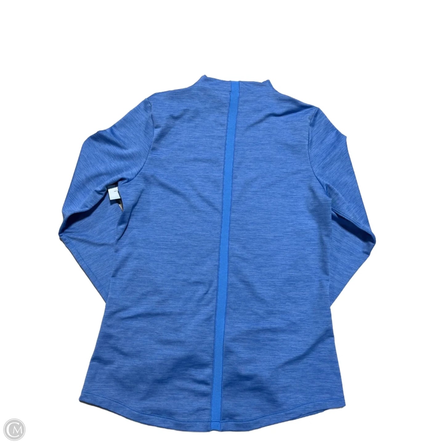 Top Long Sleeve By Under Armour In Blue, Size: L